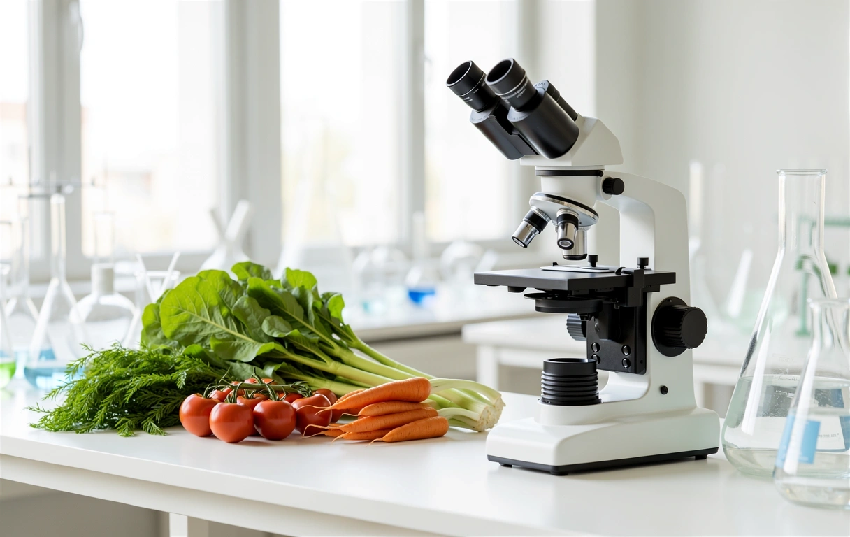 Wissenschaftliche Analyse von Lebensmitteln